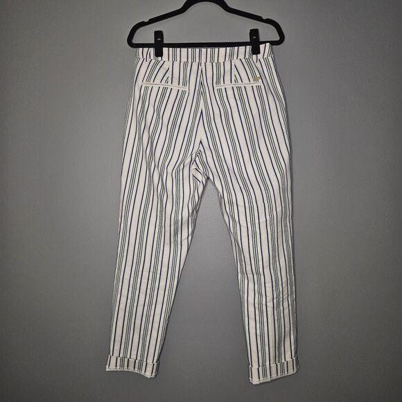 Scotch & Soda Pants The Lowry Mid-Rise Slim Fit Trousers Striped Sz 28/32 - Picture 2 of 8